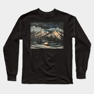 Evening Snow Long Sleeve T-Shirt